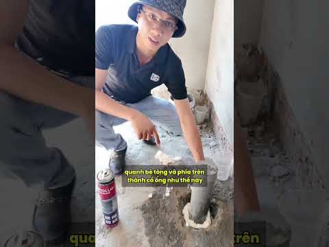 Hướng dẫn quy trình xử lý cổ ống rút lõi xuyên sàn chống thấm hiệu quả