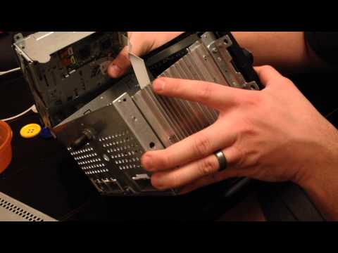 how to open a jammed cd player