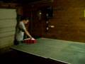 Me and Jeremy playing beer pong