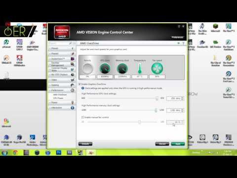 AMD VISION Engine Control Center Tutorial - Overclocking your GPU - ERI