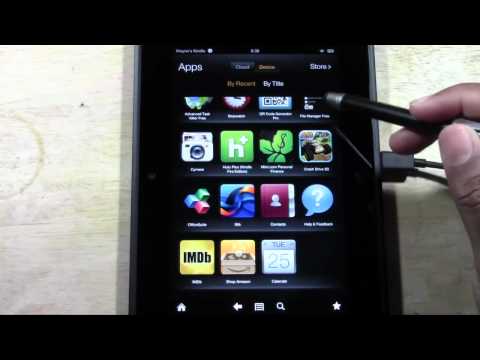 how to access the camera on a kindle fire hd