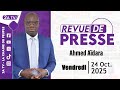 Revue de presse Ahmed Aidara du Vendredi 24 Octobre 2025