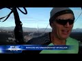 Man runs half marathon in hot air balloon