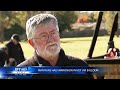 Man runs half marathon in hot air balloon