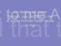 Super Human- Chris Brown ft. Keri Hilson ( WITH LYRICS)
