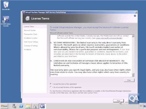 how to configure vmm self service portal