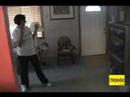 Mom Knock Out in Wii Boxing