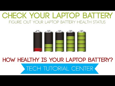 how to check laptop battery