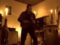 Evil Masquerade guitarist Henrik Flyman in the studio.