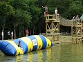 Epic Fail on the Blob! Kid Gets His Head Slammed and Flies into the Lake!
