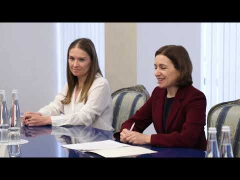 Educația și bunăstarea cetățenilor, în centrul discuțiilor dintre Președinta Maia Sandu și Vicepreședinta Comisiei Europene, Roxana Mînzatu
