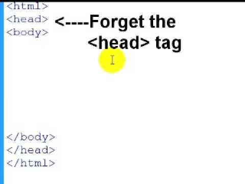 Beginner's HTML Tutorial #1 by TextOnly Tuts