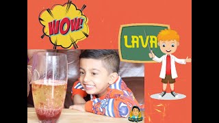How to make lava lamp at home! Homemade easy science experiment for kids!!!!