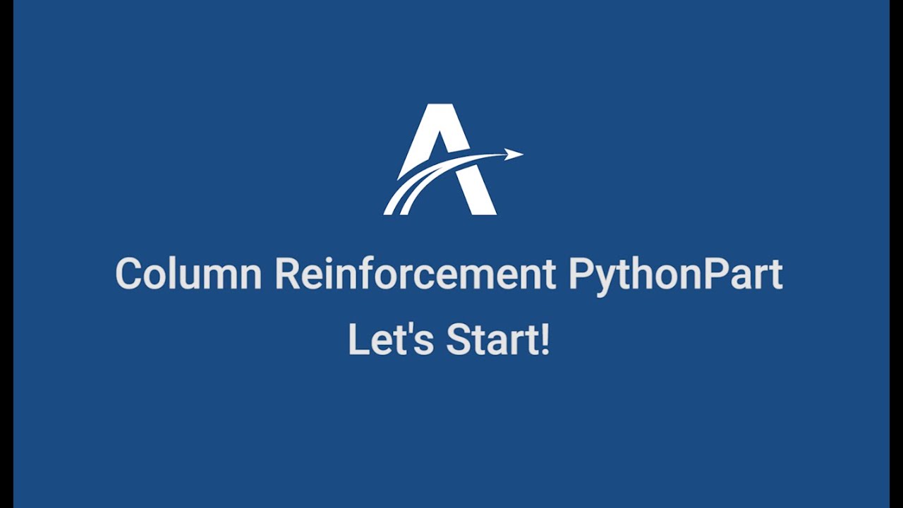 01. Let's Start | Column Reinforcement Python Part in ALLPLAN