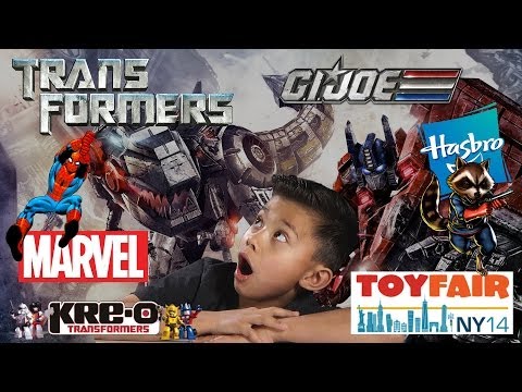 TRANSFORMERS Age of Extinction, G.I.JOE, KRE-O, MARVEL SUPERHEROES at HASBRO - NY Toy Fair 2014