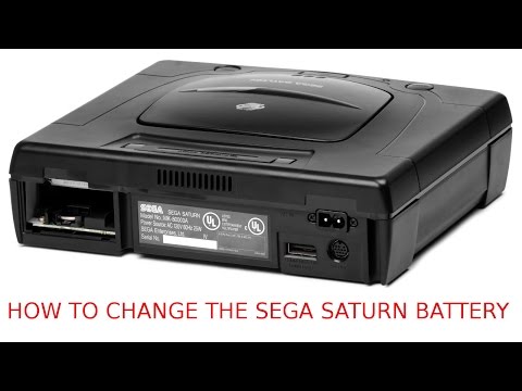 How do you change the Sega Saturn battery?