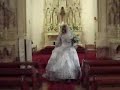 Black & White Medieval-Style Bridal Dress in Church Part 1