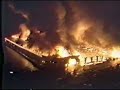 Clips from the news coverage of the Pier 30-32 fire on May 9th and 10th, 1984. Dennis Richmond, Randy Shandobil, and Rita Williams report. SF Mayor Dianne Feinstein makes an appearance in the report.