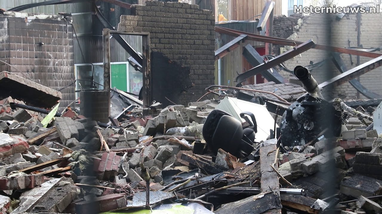 Politie gaat vijf branden onderzoeken na grote brand Groningen (Video)