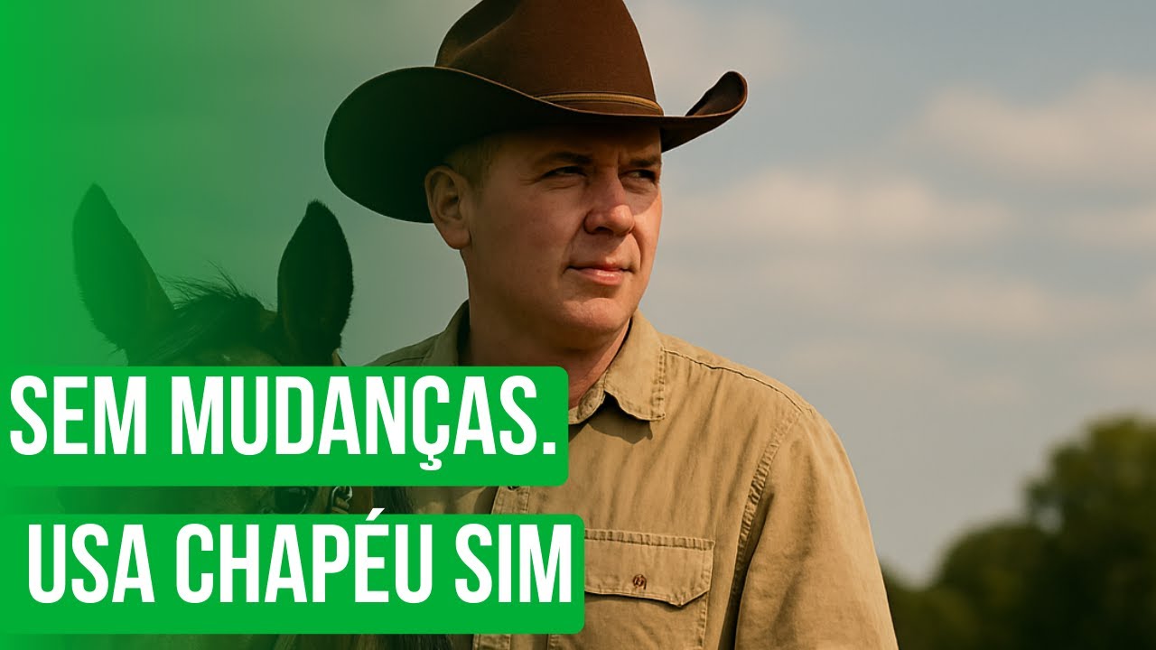 Sem mudanças. USA CHAPÉU SIM