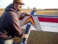 The Crash of a goldberg wild stick big stick 1.20 3D low passed crazy flights rc airplane