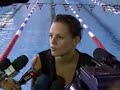 la nageuse fran�aise laure manaudou est arriv�e � mulhouse pour se pr�parer au mieux pour les jo de p�kin. retrouvez toutes les infos sport sur www.sport365.fr