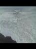 Big, stormy seas hit Mendocino Bay.