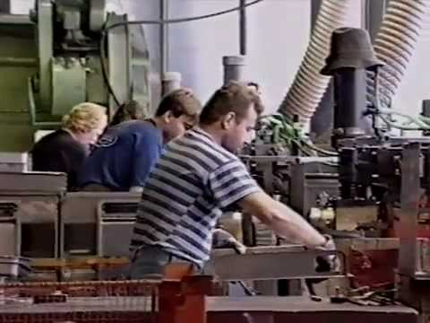 Производство газовых конвекторов на заводе KARMA (Чехия) ролик 1998 года