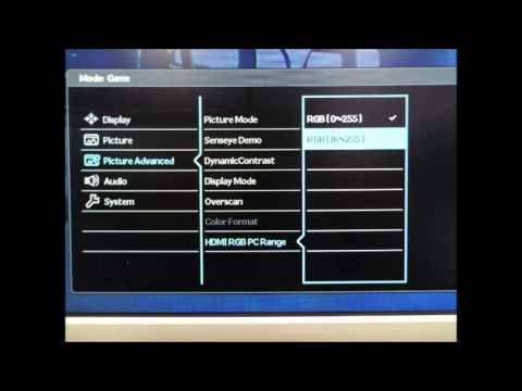 how to adjust hdmi black level