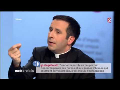 abbe - Débat entre l'abbé Grosjean et Najat Vallaud-Belkacem dans l'émission Mots Croisés du lundi 14 janvier 2013 Sujet : le