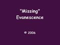 missing   evanescence instrumental piano