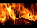 Best 4 hours fireplace HD video, romatic relaxing fire with natural sound