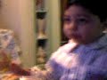 My Son eating foood