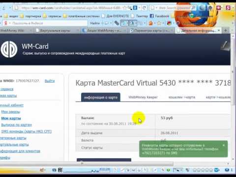 Зачем нужна виртуальная карта от WebMoney?