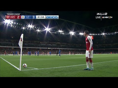 Video: Arsenal's Aaron Ramsey equalizes against Leicester City