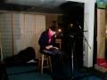 Matt reciting his original poetry live at the Coffee Club Open Mic 2/6/08