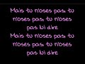 Avant qu'elle parte