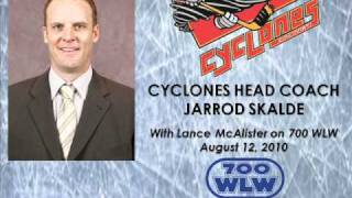 Cyclones Head Coach Jarrod Skalde with Lance McAlister on 700 WLW