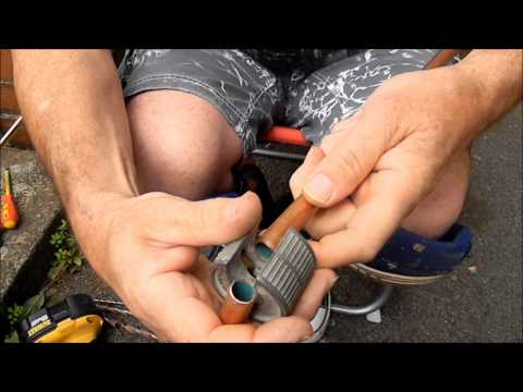 how to fit an outside tap