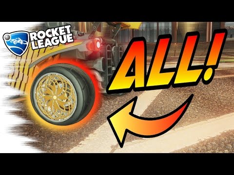ALL PAINTED ROULETTE WHEELS! - Rocket League Turbo Crates Trading Guide! (With Mystery Decals!)