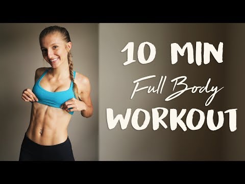 10 MIN FAT BURNER | AT HOME FULL BODY WORKOUT | WORKOUT WITH ME