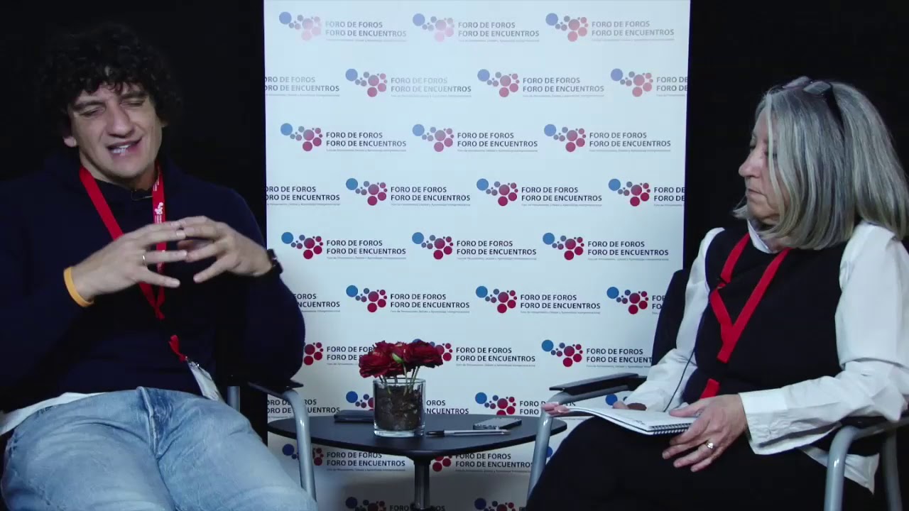 Jero García, exboxeador y fundador de la Fundación Jero García, entrevistado en Foro de Foros