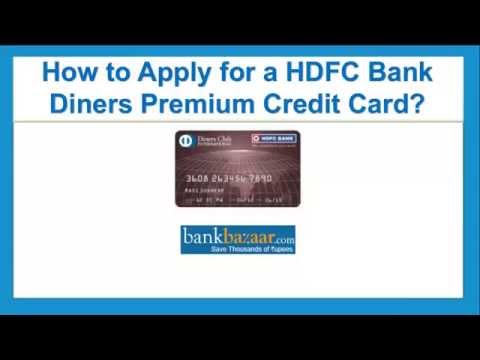 how to apply for hdfc credit card