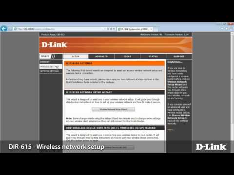 how to set a password for d'link dir-615