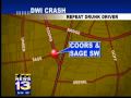 Repeat drunk drivers crash cars