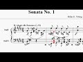 I uploaded a YouTube video -- Sonata No. 1, Movement 2. Original Piano Composition with sheet music http://bit.ly/eiUCv