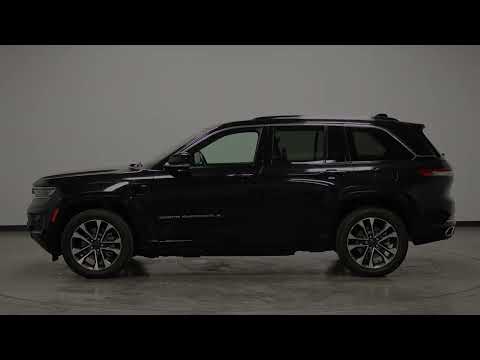 Used 2023 Diamond Black Crystal Pearlcoat Jeep Overland 4xe image 1