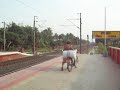 Up Howrah Ranchi Intercity Express thunders past Gobra