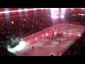 TRUE NORTH! Canadian Anthem - NHL Winnipeg Jets vs. Anaheim Ducks 2011-12-17 MTS Centre