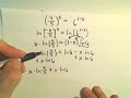 Solving Exponential Equations
